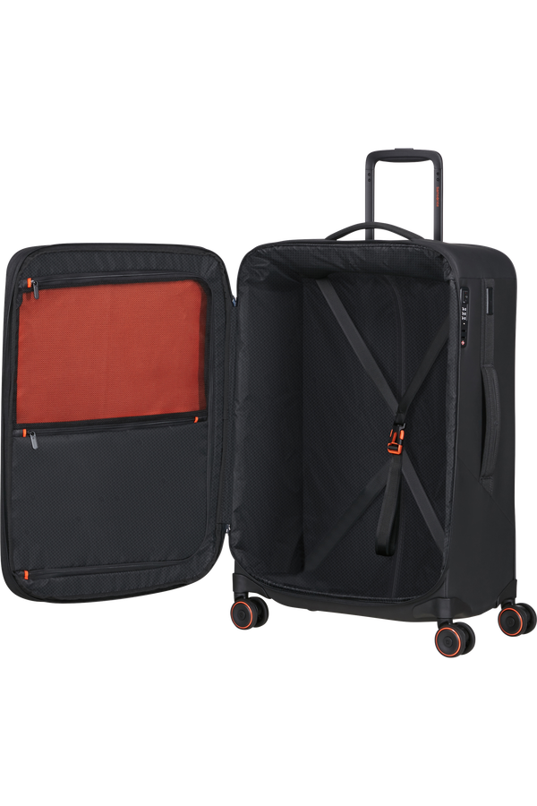 Samsonite Glazed Spinner Expandable 67cm  Svart