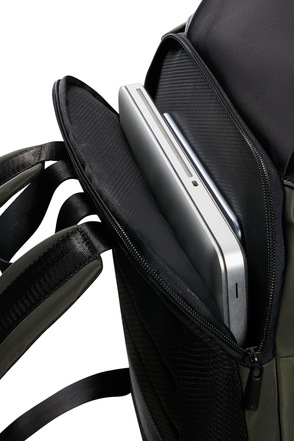 Samsonite Relyon Backpack M 15.6'' with flap  Grønn