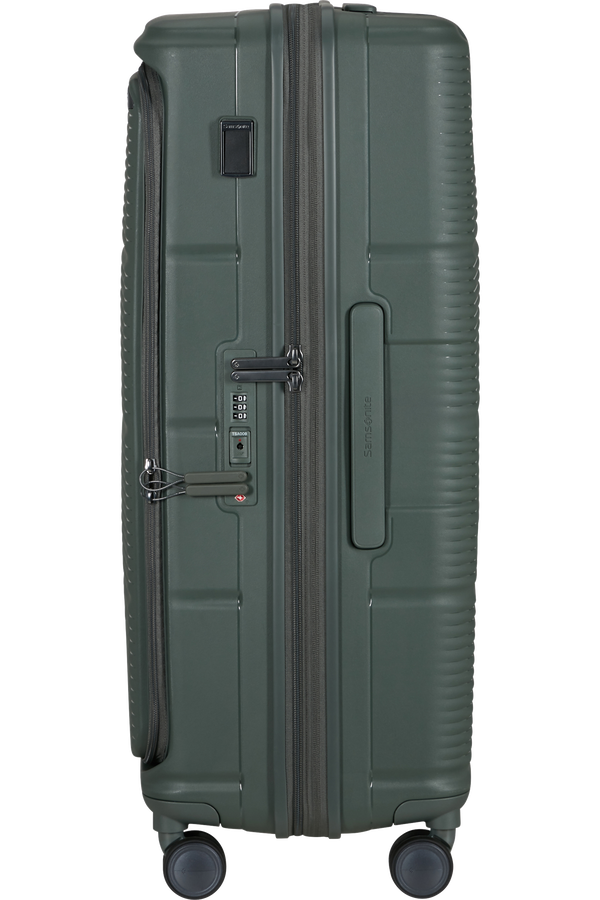 Samsonite Paralux Spinner Expandable Large Sp 75cm  Oliven