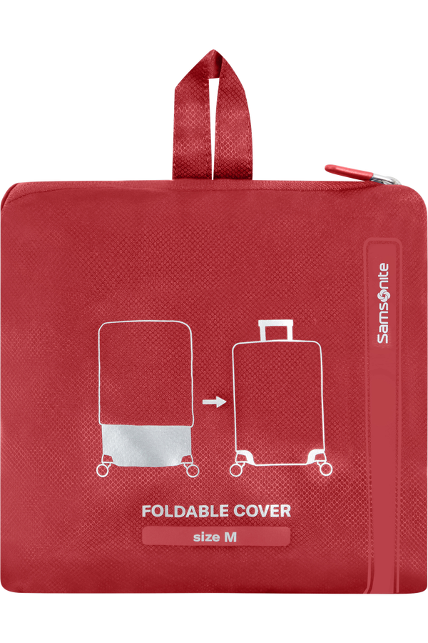 Samsonite Ta Revolution Foldable Luggage Cover M  Rød