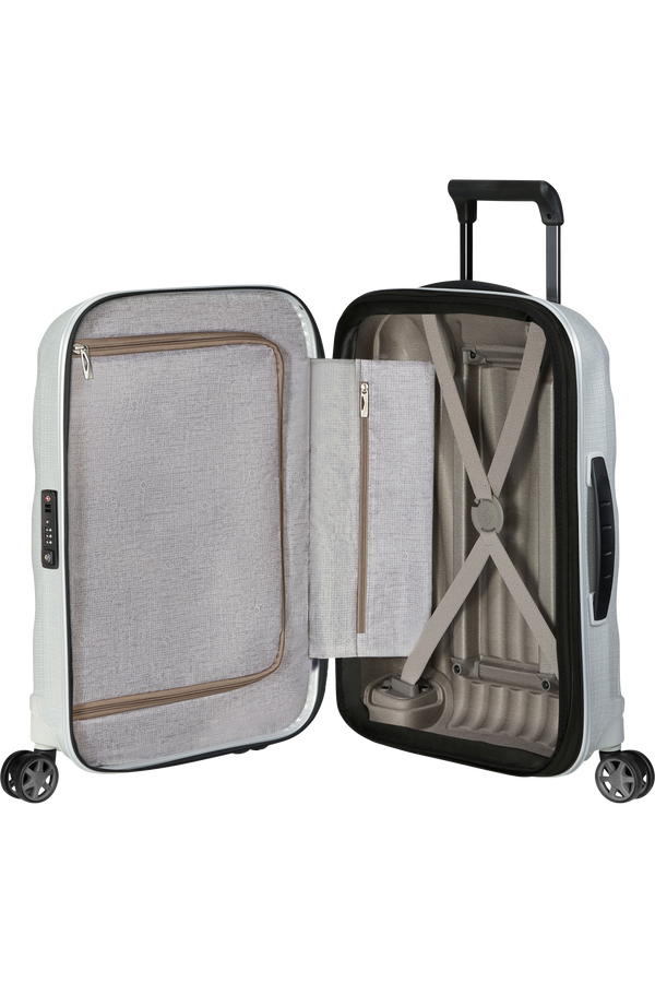 Samsonite C-Lite Spinner Expandable 55cm  Offwhite
