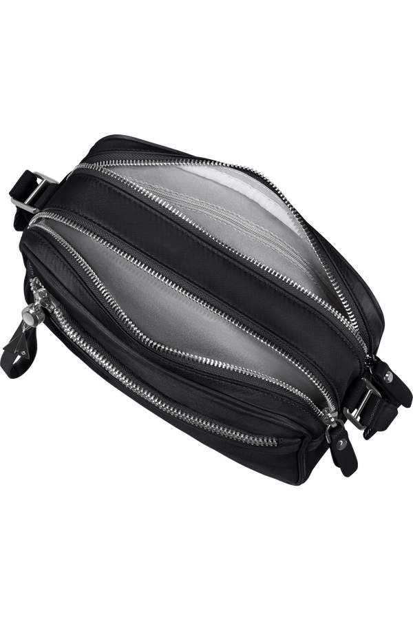 Samsonite Karissa Evo Shoulder Bag 2 Comp  Svart Samsonite Karissa Evo Shoulder Bag 2 Comp  Svart