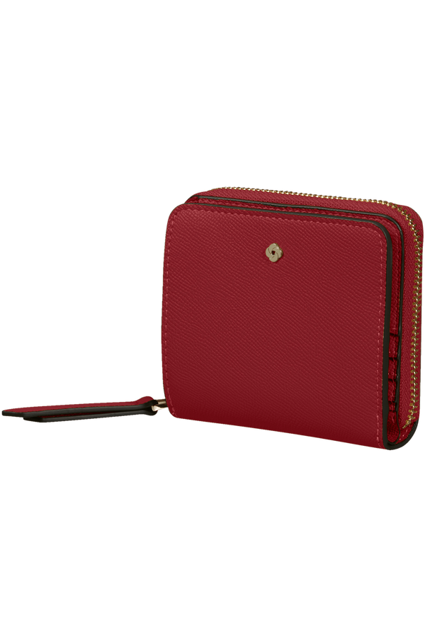 Samsonite Rightup Slg 341 - W 6CC+ZIP EXT  Mørkerød