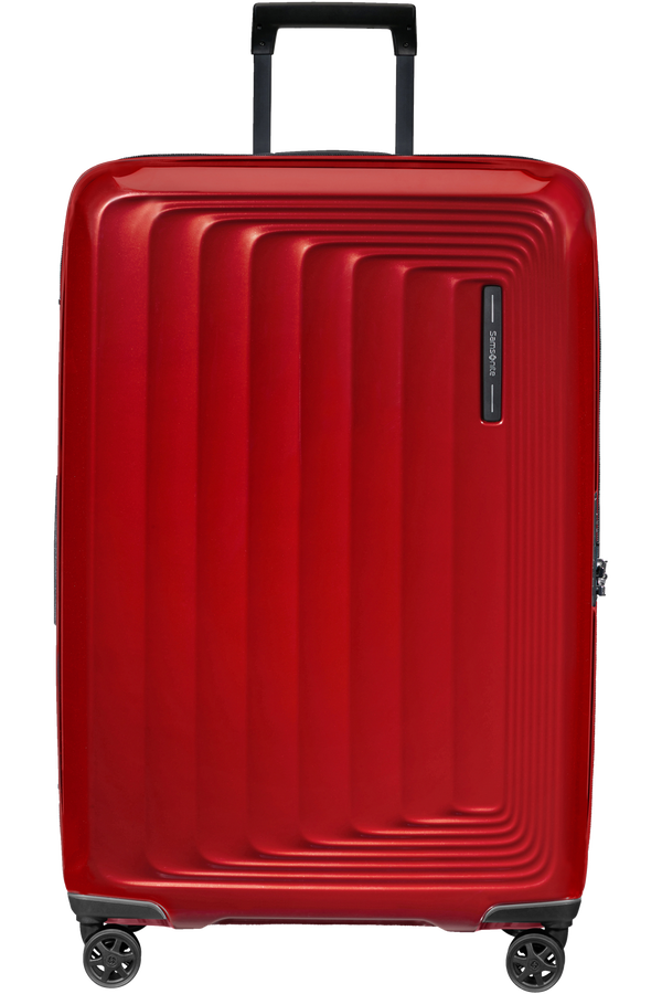 Samsonite Nuon Spinner Expandable 75cm  Rød metallic