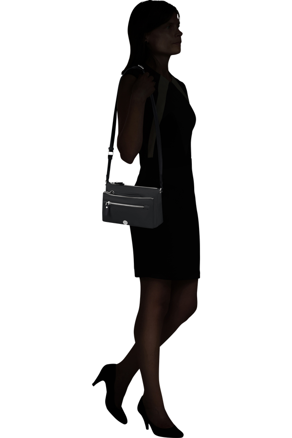 Samsonite Karissa Evo Shoulder Bag + Pouch  Svart Samsonite Karissa Evo Shoulder Bag + Pouch  Svart