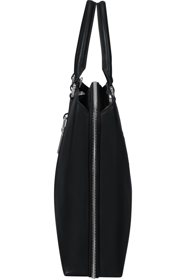Image Biz Leather PC-veske 15.6" | Samsonite Image Biz Leather Briefcase 15.6'  Svart