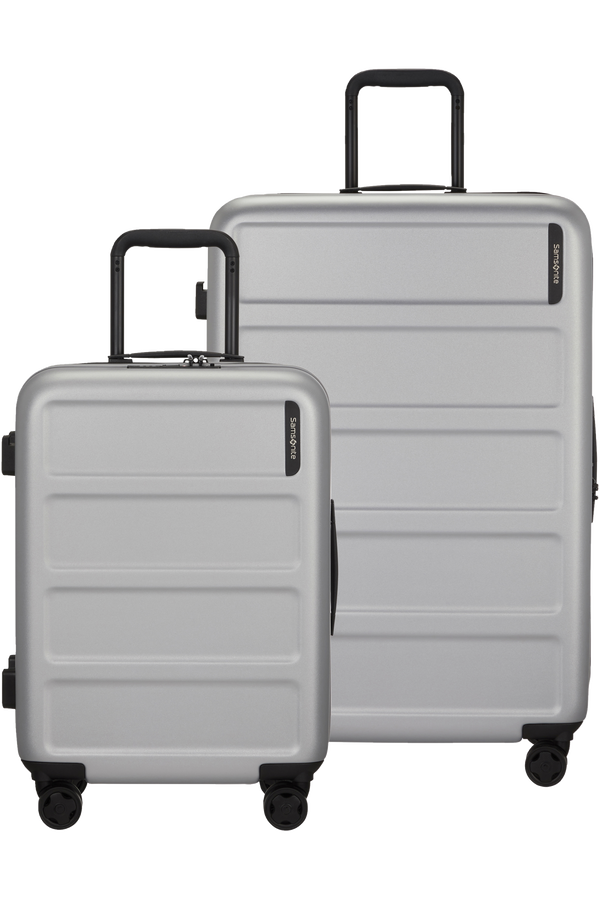 Samsonite Quadrix 2 PC Set A  Sølv