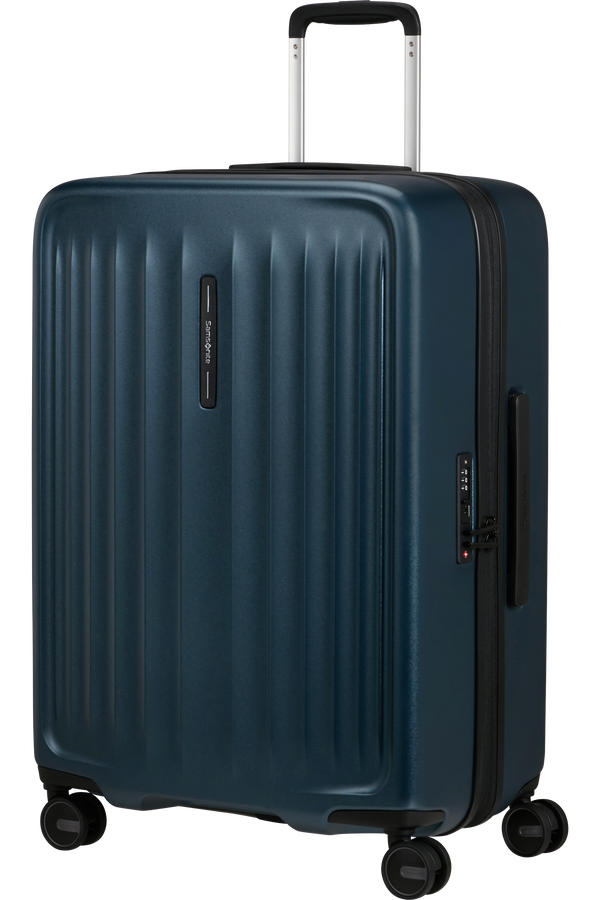 Samsonite Fyrm Spinner Expandable 67cm  Steel Blue