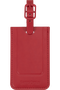 Samsonite Ta Revolution Rectangle Luggage Tag x2  Rød