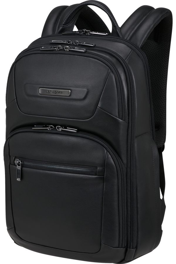 Samsonite Pro-Dlx 6 Leather Backpack 14.1'  Svart Samsonite Pro-Dlx 6 Leather Backpack 14.1'  Svart