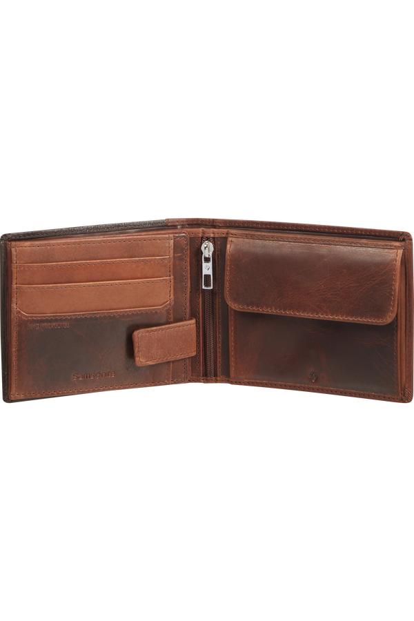 Samsonite Oleo Slg 037 - B 9cc+2hfl+Zip+2c  Mørkebrun Samsonite Oleo Slg 037 - B 9cc+2hfl+Zip+2c  Mørkebrun