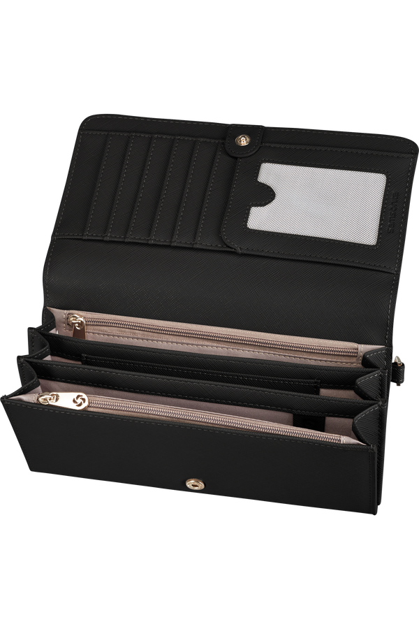 Samsonite My Samsonite Slg L W 14cc+2w+2z Coin  Svart