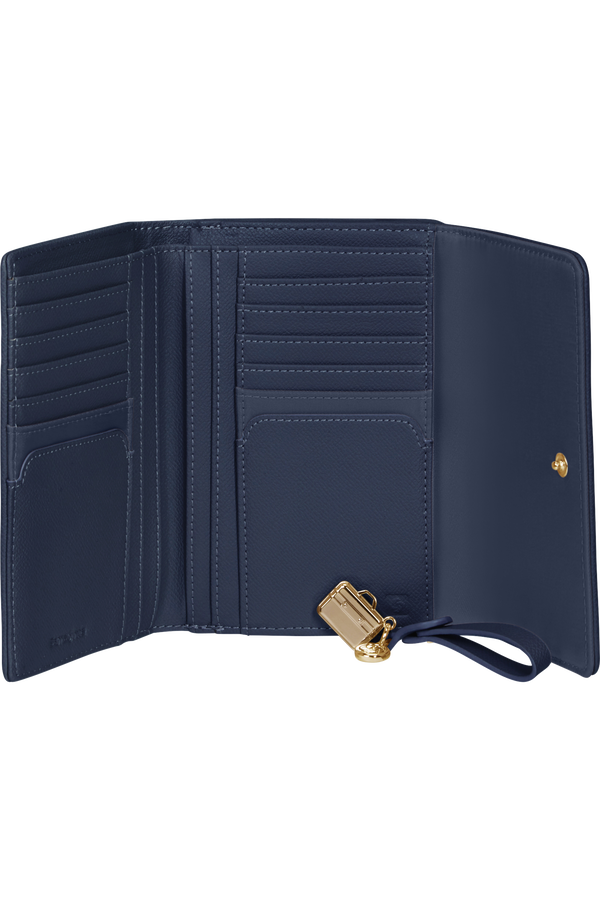 Samsonite Karissa 2.0 Slg 303 - L W 12CC+ZIP EXT M  Midnattsbl&aring;