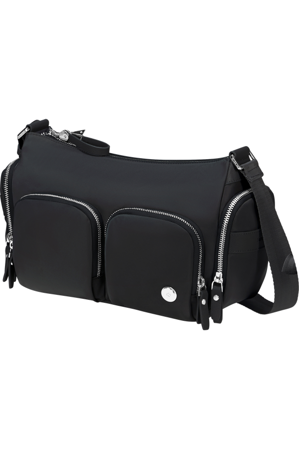 Samsonite Karissa Evo Shoulder Bag Multi Pkt  Svart Samsonite Karissa Evo Shoulder Bag Multi Pkt  Svart