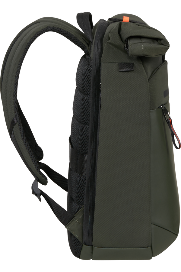 Samsonite Moderny Rolltop Backpack 15.6  Gr&oslash;nn