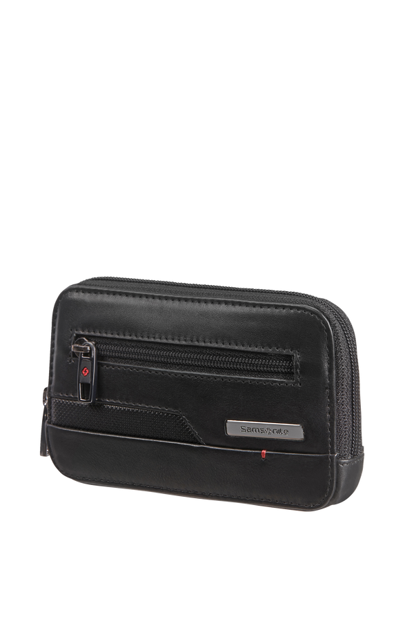 Samsonite Pro-Dlx 5 Slg 524-Z Round Key Pouch+2R Svart Samsonite Pro-Dlx 5 Slg 524-Z Round Key Pouch+2R Svart