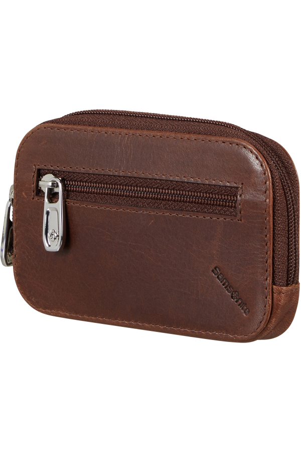 Samsonite Veggy Slg 524 -Z ROUND KEY POUCH+2R  Mørkebrun