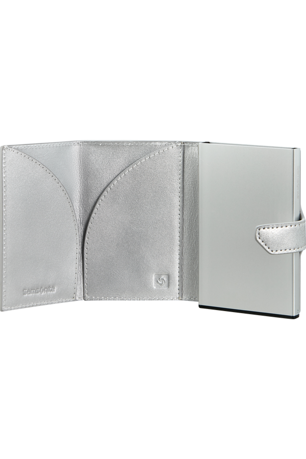 Samsonite Alu Fit Slide-up Wallet Proxis  Sølv Samsonite Alu Fit Slide-up Wallet Proxis  Sølv