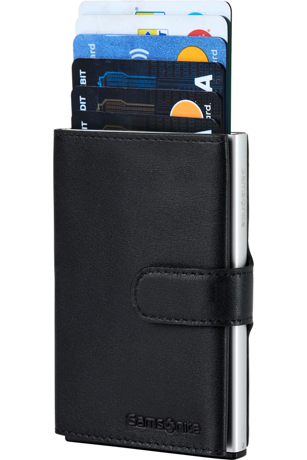 Samsonite Alu Fit 202 - Slide-up Wallet  Svart Samsonite Alu Fit 202 - Slide-up Wallet  Svart