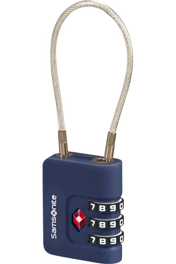 Samsonite Ta Revolution Cablelock 3 dial TSA  Midnattsblå