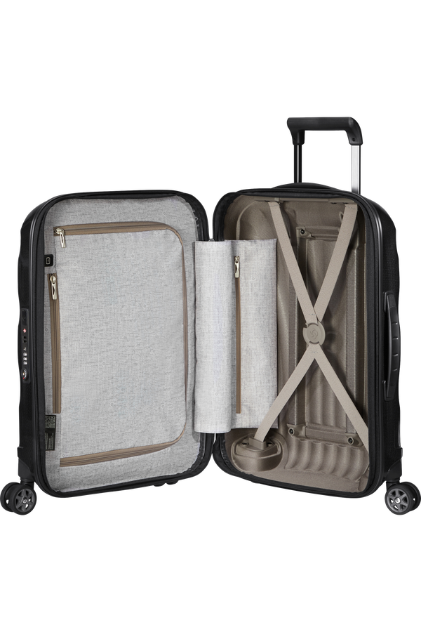 Samsonite C-Lite Spinner Expandable 55cm  Svart