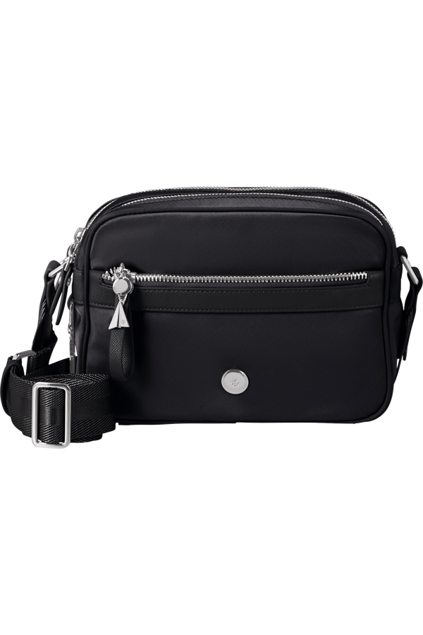 Samsonite Karissa Evo Shoulder Bag 2 Comp  Svart