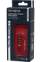 Samsonite Ta Revolution Luggage Strap/TSA Lock  Rød