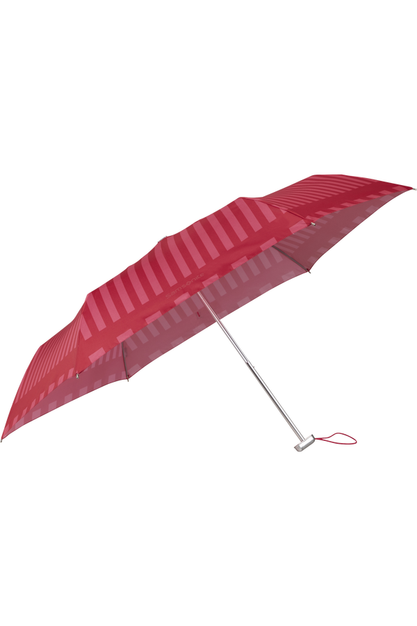 Samsonite Alu Drop S 3 Sect. Manual Flat  Tulip Fuchsia Stripes