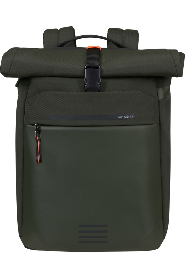 Samsonite Moderny Rolltop Backpack 15.6  Gr&oslash;nn