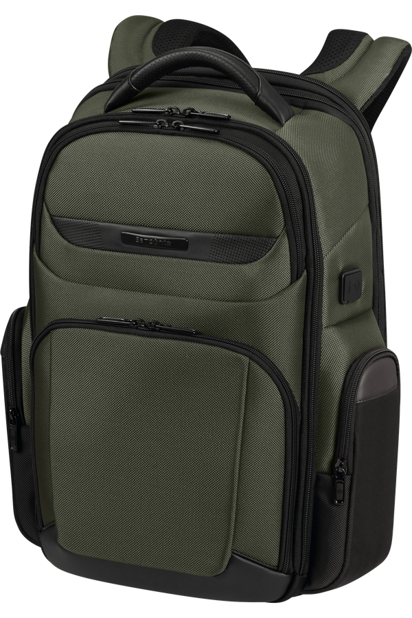 Samsonite Pro-Dlx 6 Backpack 3 Volume Expandable 15.6'  Grønn