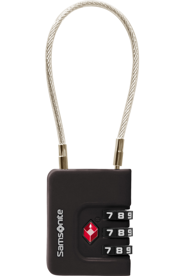 Samsonite Ta Revolution Cablelock 3 dial TSA  Svart