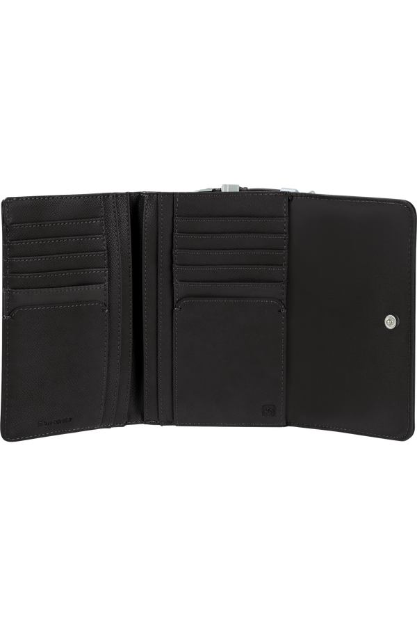Samsonite Karissa Slg Wallet 12CC+ZIP EXT M  Svart