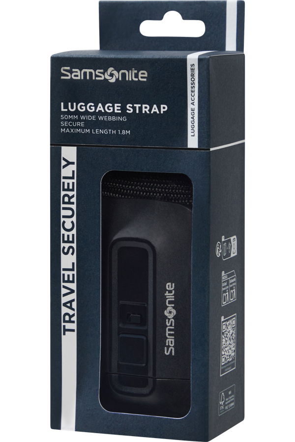 Samsonite Ta Revolution Luggage Strap 50mm  Svart Samsonite Ta Revolution Luggage Strap 50mm  Svart