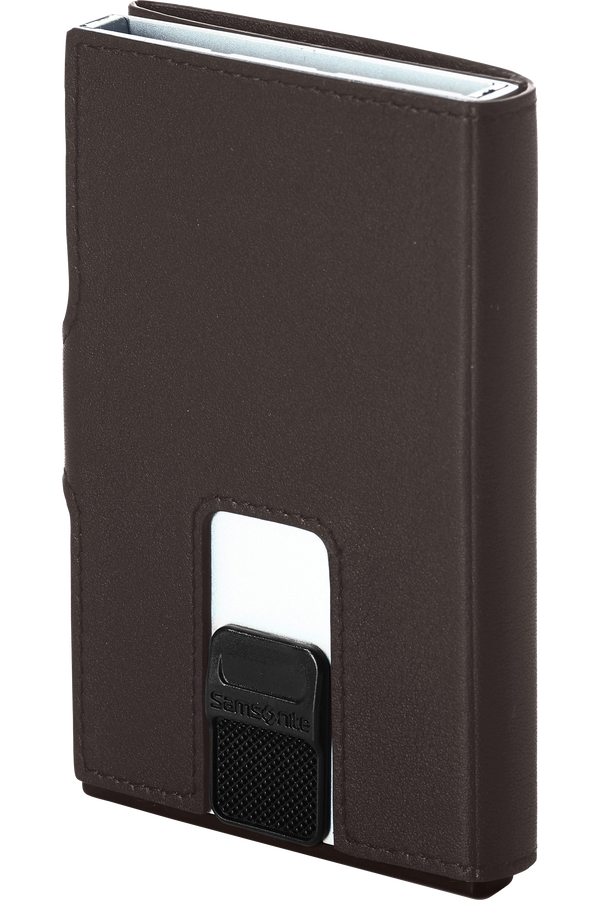 Samsonite Alu Fit 202 - Slide-up Wallet  Mørkebrun Samsonite Alu Fit 202 - Slide-up Wallet  Mørkebrun