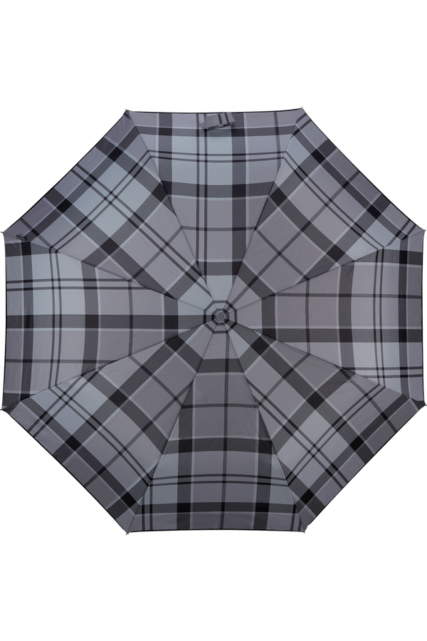 Samsonite Alu Drop S Safe 3 Sect. Auto O/C  Silver Grey Check Samsonite Alu Drop S Safe 3 Sect. Auto O/C  Silver Grey Check