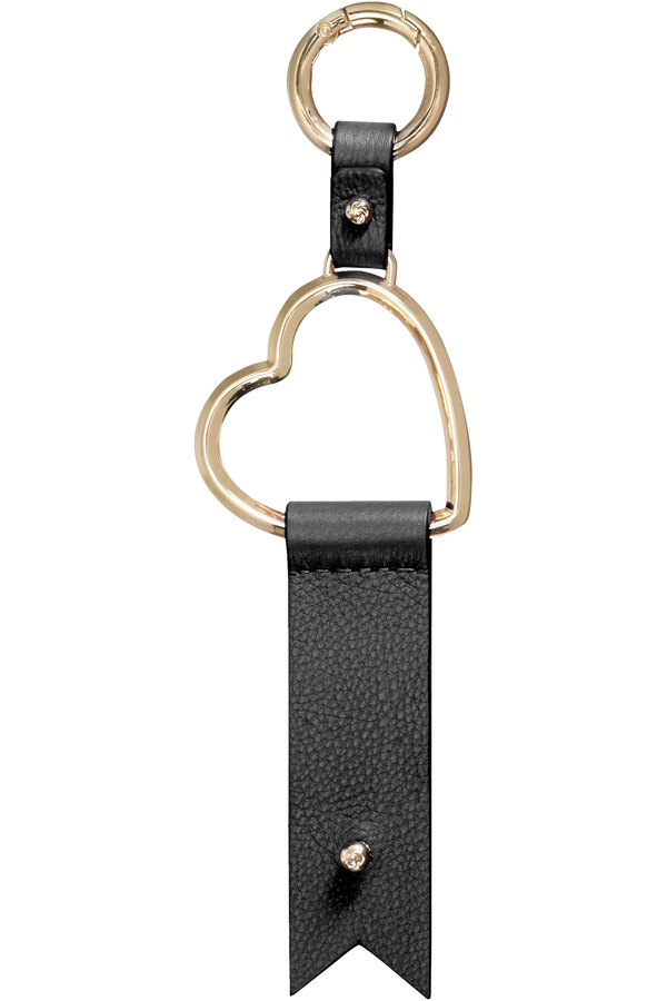 Samsonite Lady Charmy Heart Key Ring Svart Samsonite Lady Charmy Heart Key Ring Svart