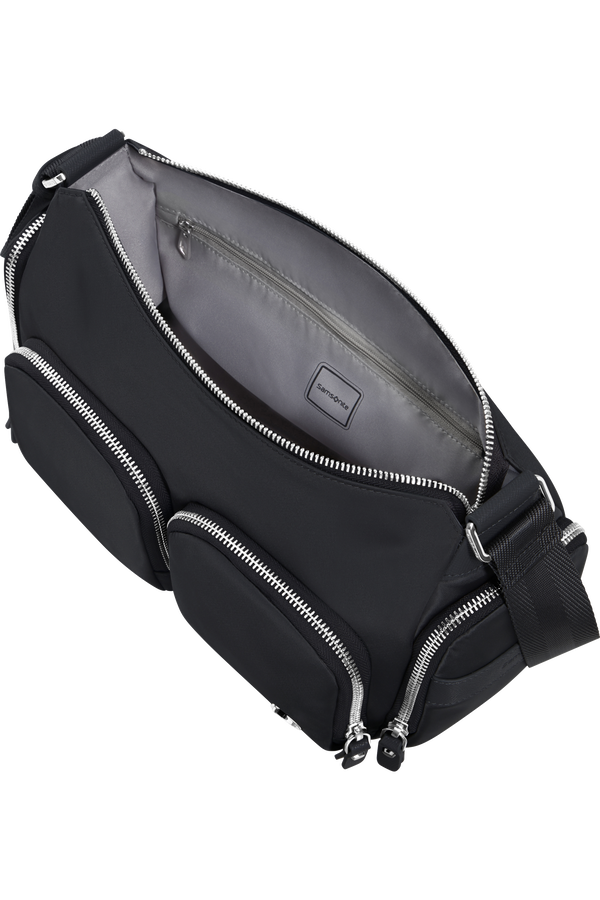 Samsonite Karissa Evo Shoulder Bag Multi Pkt  Svart