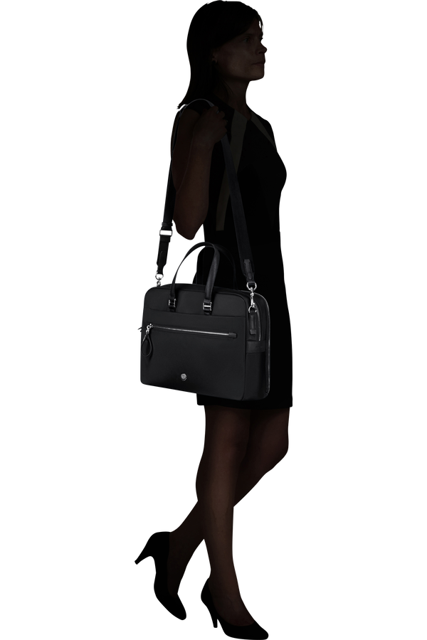 Samsonite Karissa Evo Bailhandle 15.6' 2 Comp  Svart