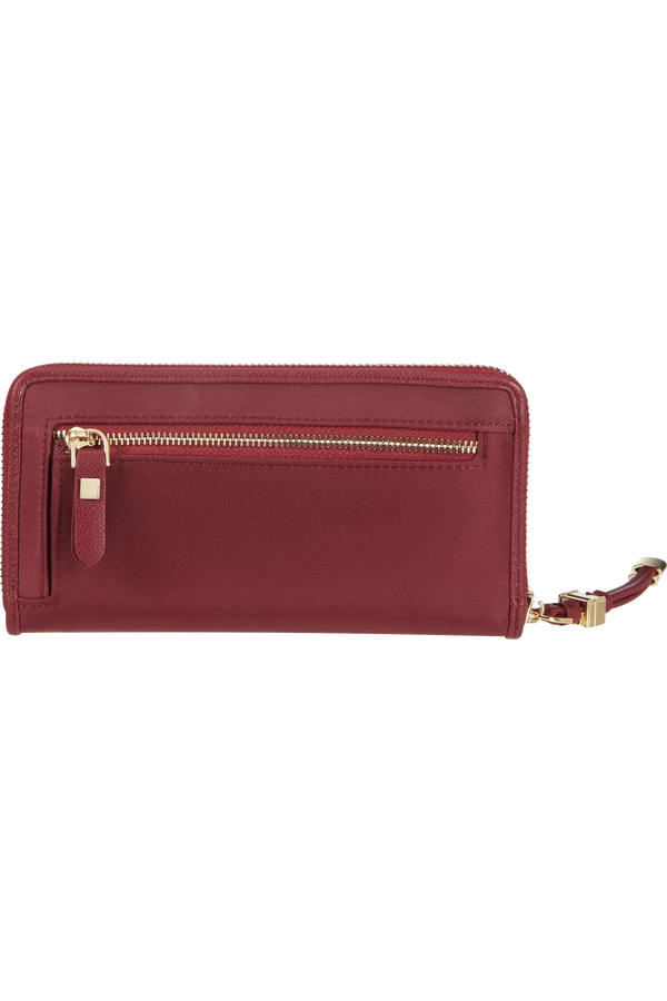 Samsonite Karissa Slg Wallet ZIP Around L  Dark Bordeaux Samsonite Karissa Slg Wallet ZIP Around L  Dark Bordeaux