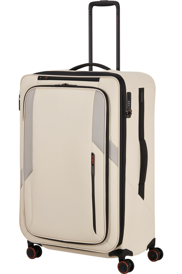 Glazed Utvidbar koffert med 4 hjul 78cm | Samsonite Glazed Spinner Expandable 78cm  Sandstein