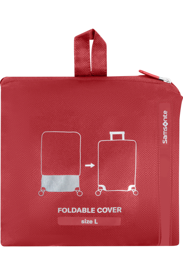 Samsonite Ta Revolution Foldable Luggage Cover L  Rød