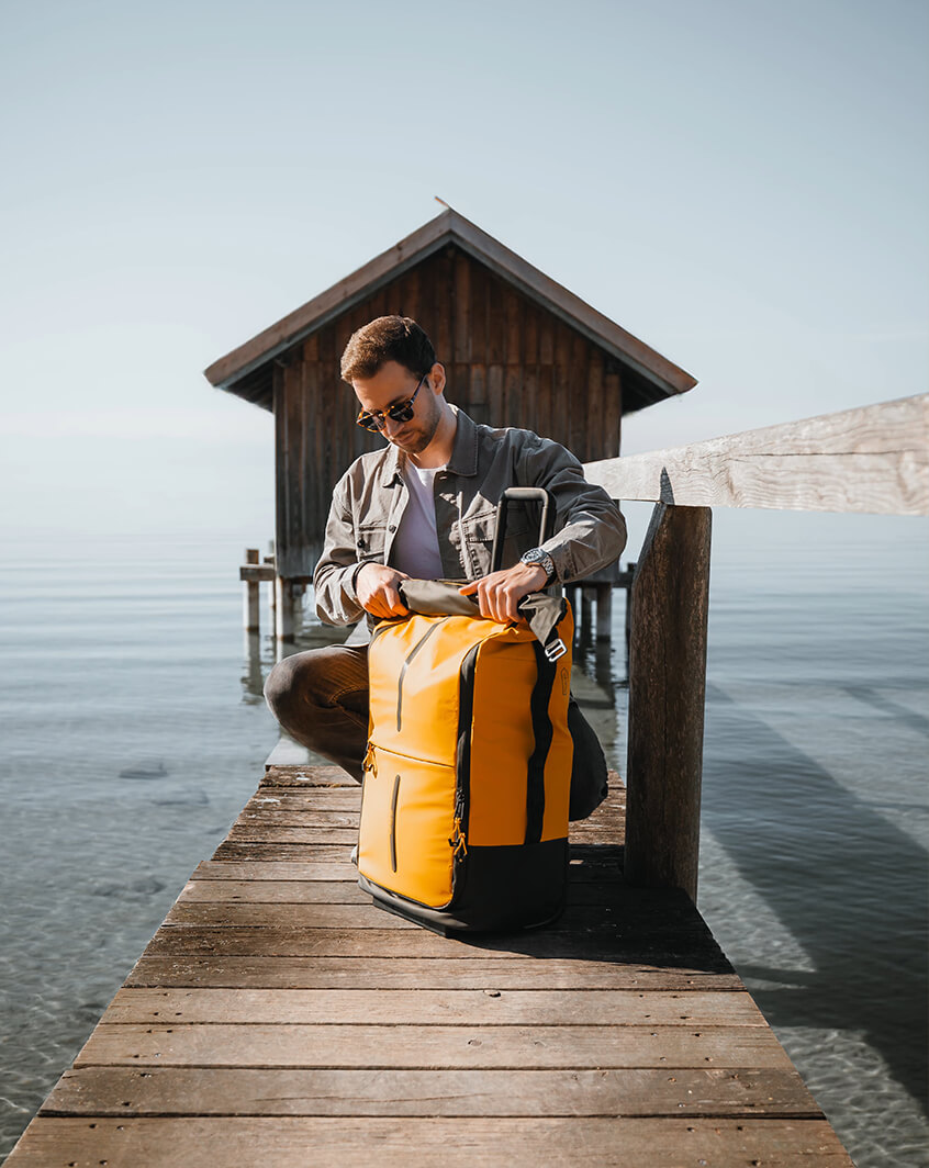 Sammenleggbar duffelbag