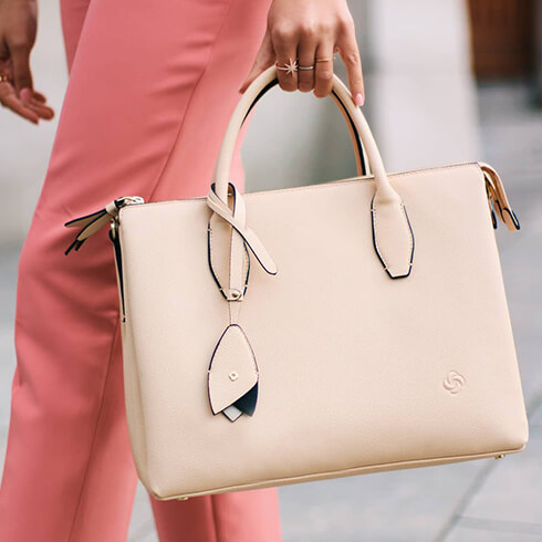 Shape of the season: our Seraphina handbag.